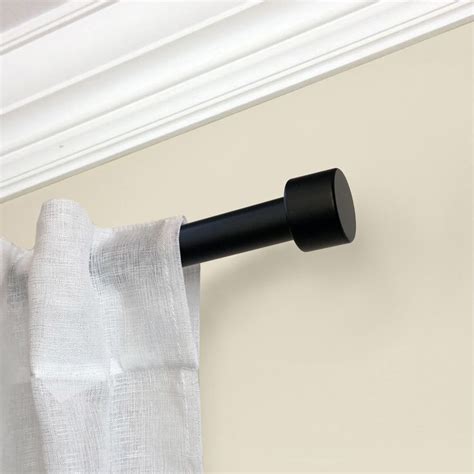 Extended Length 66 Inches. . Target black curtain rods